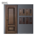 Porte découpée simple adaptée aux besoins du client de pièce de bois de construction dans la porte de panneau affleurante